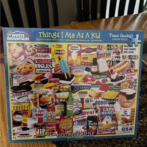 Brand New-sealed! White Mountain Things I Ate As A Kid Puzzle